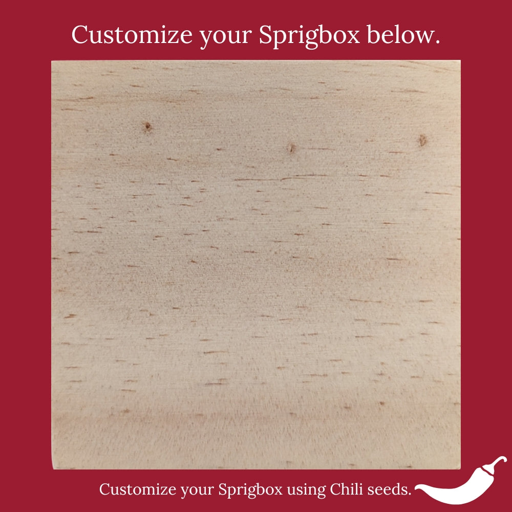 Custom - Original Sprigbox | Wooden Planter Grow Kit