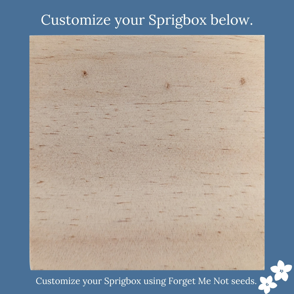 Custom - Original Sprigbox | Wooden Planter Grow Kit