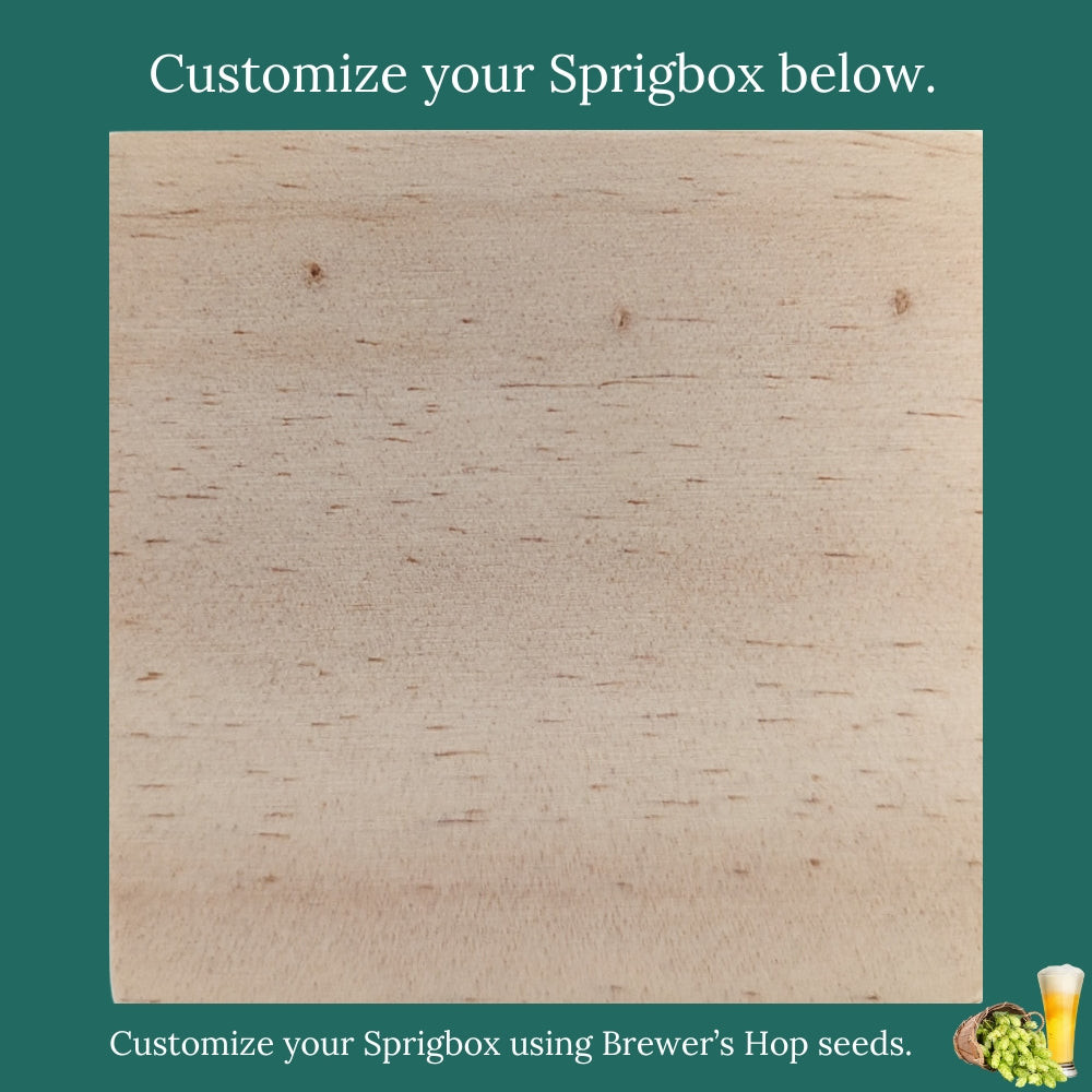 Custom - Original Sprigbox | Wooden Planter Grow Kit