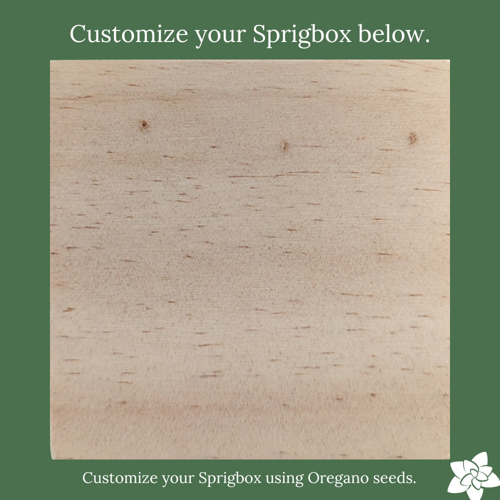 Custom - Original Sprigbox | Wooden Planter Grow Kit